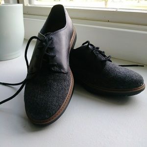 Clarks tweed shoes